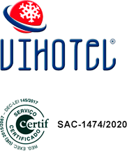 logo Vihotel com certificado